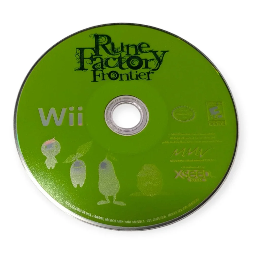 Rune Factory Frontier Nintendo Wii XSEED Games RPG Simulation E10+ 2009 NTSC-U